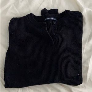brandy melville cropped long sleeve button shirt